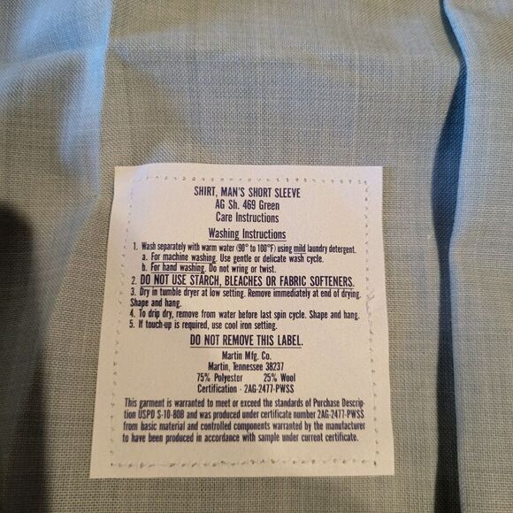 Flying Cross DSCP Class A United States Army Dress Shirt Mens Size 16 1/2 - Picture 2 of 8